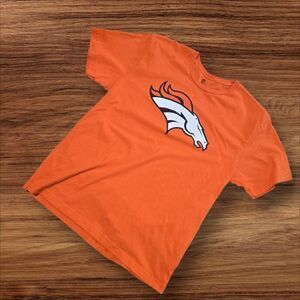 NFL Brand enver Broncos Orange Logo Tee Shirt